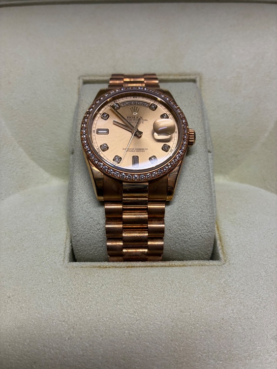 ロレックス デイデイト 118348（高級時計）の商品画像 - 査定依頼日：2025年10月11日 - 最高査定価格：4,000,000円