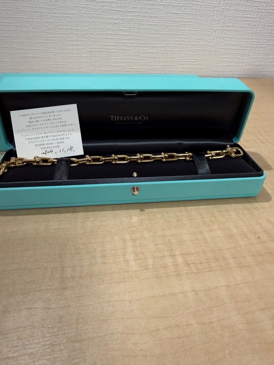 Tiffany 18K ハードウェア　ミディアムリンク　Lサイズ（金・貴金属）の商品画像 - 査定依頼日：2026年10月8日 - 最高査定価格：1,000,000円
