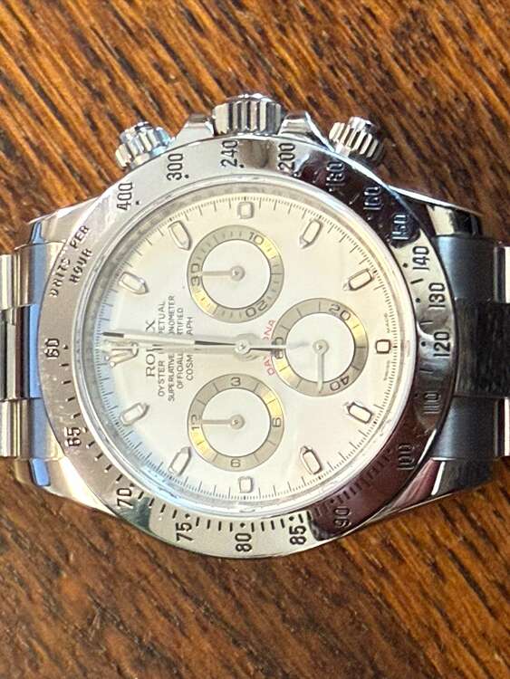 ロレックス デイトナ １１６５２０（高級時計）の商品画像 - 査定依頼日：2025年1月11日 - 最高査定価格：3,300,000円