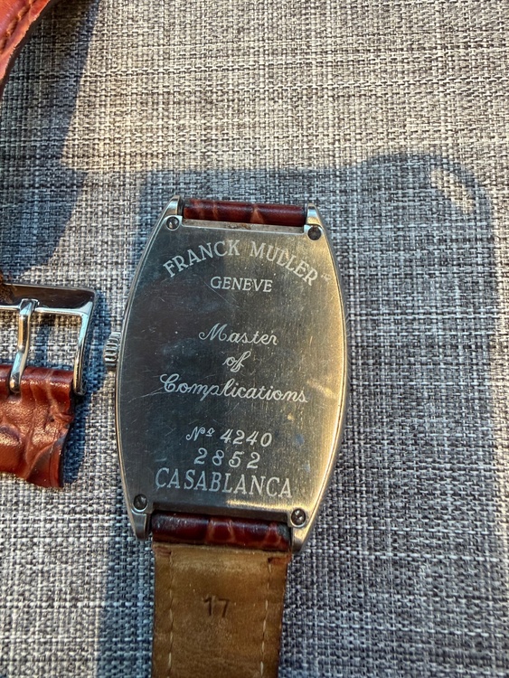 フランクミュラー カサブランカ 285（高級時計）の商品画像 - 査定依頼日：2026年3月11日 - 最高査定価格：350,000円