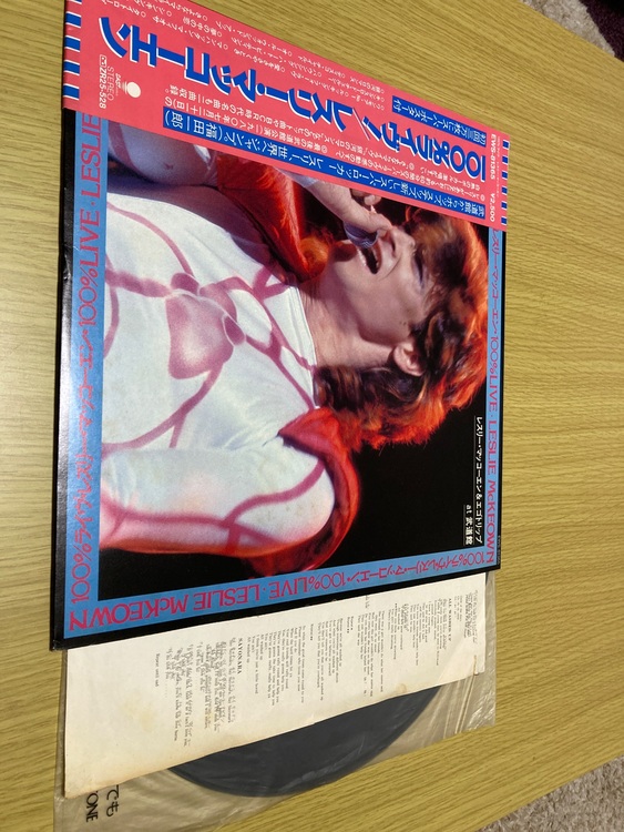 100%ライヴ/レスリーマッコーエン（レコード）の商品画像 - 査定依頼日：2025年10月28日 - 最高査定価格：100,000円