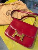 エルメス コンスタンス23 ボックス ボルドー バッグ（ブランドバッグ）の商品画像 - 査定依頼日：2023年4月14日 - 最高査定価格：600,000円