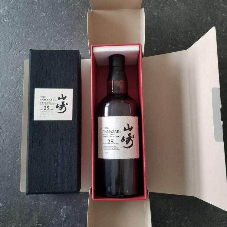 山崎２５年新型（お酒）の商品画像 - 査定依頼日：2025年2月4日 - 最高査定価格：1,000,000円