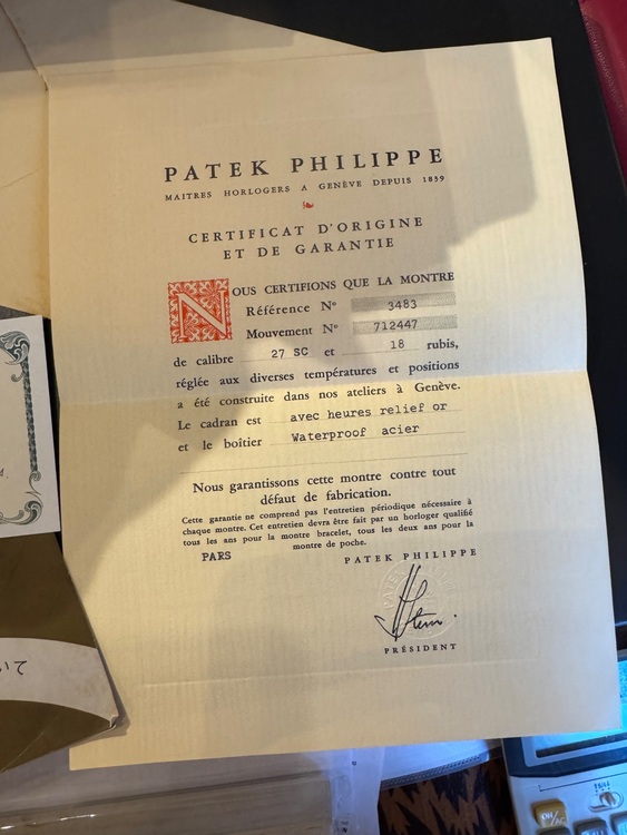パテックフィリップ カラトラバ 3483Ss（高級時計）の商品画像 - 査定依頼日：2025年9月27日 - 最高査定価格：4,000,000円