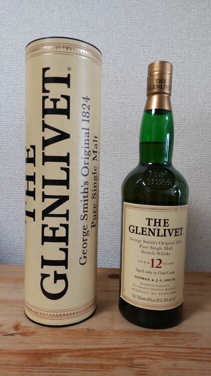 GLENLIVET　12年　旧ボトル（お酒）の商品画像 - 査定依頼日：2025年7月25日 - 最高査定価格：76,000円
