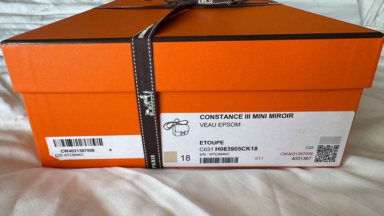 エルメス コンスタンス （ブランドバッグ）の商品画像 - 査定依頼日：2025年6月7日 - 最高査定価格：100,000円