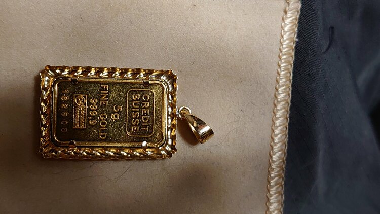 24金、自由の女神5gインゴット、フレーム18金（金・貴金属）の商品画像 - 査定依頼日：2026年4月13日 - 最高査定価格：152,000円