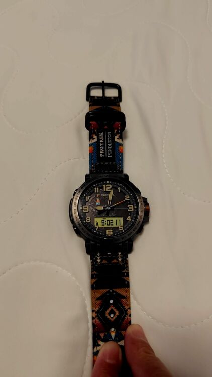 カシオ　ペンドルトン（高級時計）の商品画像 - 査定依頼日：2025年10月11日 - 最高査定価格：15,000円