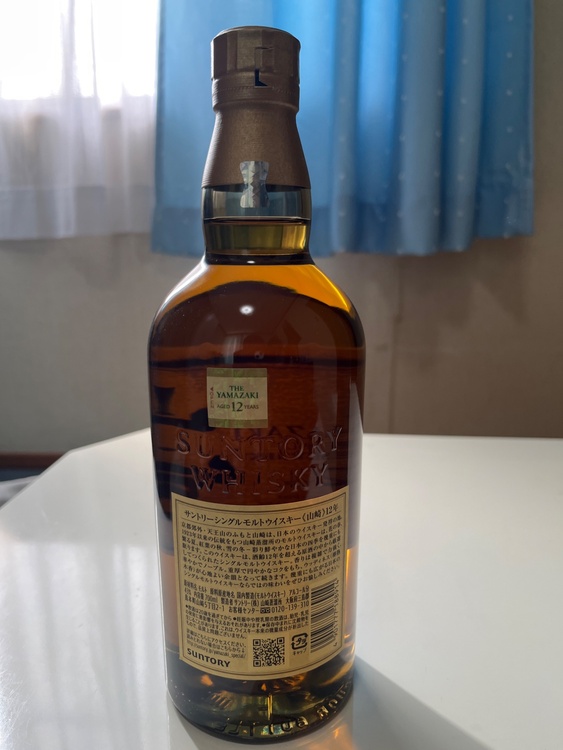 サントリー シングルモルト 山崎12年 700ml（お酒）の商品画像 - 査定依頼日：2026年4月25日 - 最高査定価格：21,400円