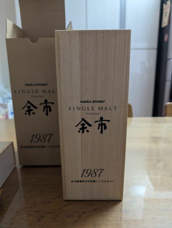 余市1987（お酒）の商品画像 - 査定依頼日：2025年7月8日 - 最高査定価格：292,000円