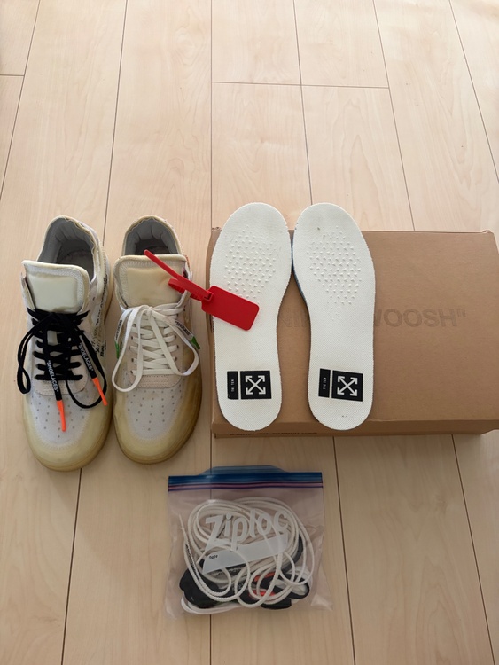 nike off-white the10 airforce1 low（古着・ファッション）の商品画像 - 査定依頼日：2026年9月1日 - 最高査定価格：18,000円