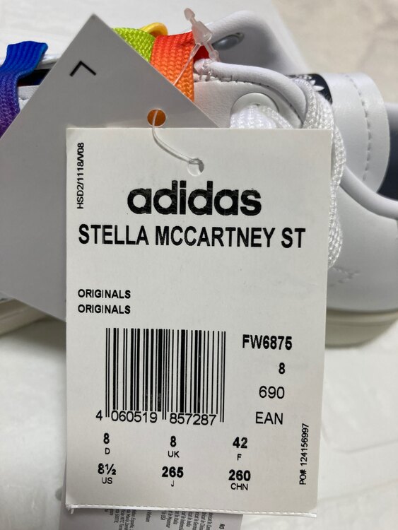 【新品】adidas by Stella McCartney スタンスミス正規品（古着・ファッション）の商品画像 - 査定依頼日：2025年4月1日 - 最高査定価格：10,000円