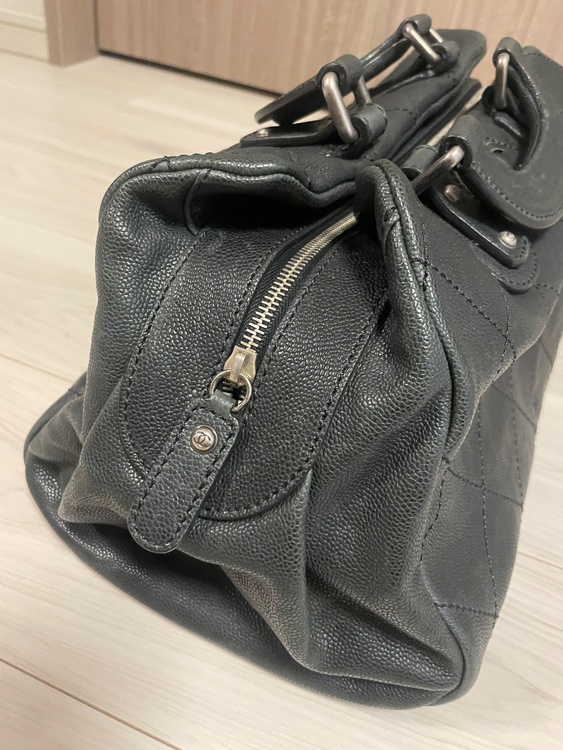 キャビアスキンワイルドステッチボストンバッグ（ブランドバッグ）の商品画像 - 査定依頼日：2026年4月9日 - 最高査定価格：150,000円