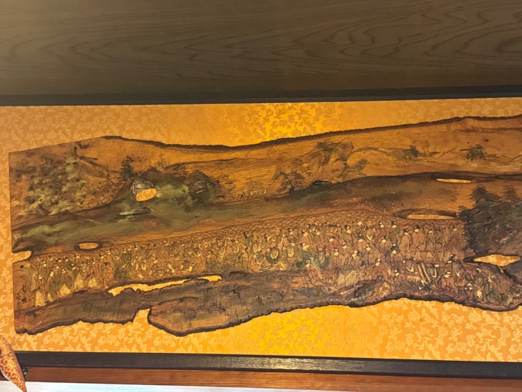 板に描かれた千人坊主　浅井茶山作（美術品・骨董品）の商品画像 - 査定依頼日：2026年5月8日 - 最高査定価格：3,000円