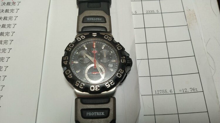 タグホイヤー フォーミュラ （高級時計）の商品画像 - 査定依頼日：2026年3月19日 - 最高査定価格：70,000円