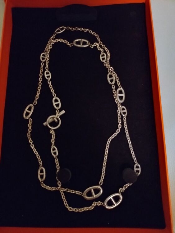 エルメス シェーヌダンクル ファランドール  ネックレス 120cm（金・貴金属）の商品画像 - 査定依頼日：2025年9月17日 - 最高査定価格：210,000円