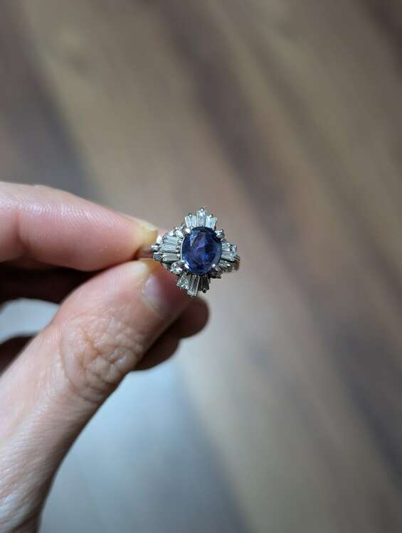 サファイア指輪（金・貴金属）の商品画像 - 査定依頼日：2025年1月27日 - 最高査定価格：80,000円