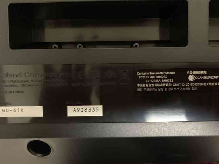 GO KEYS  Roland  赤（ピアノ・楽器・PA機材）の商品画像 - 査定依頼日：2019年7月31日 - 最高査定価格：13,000円