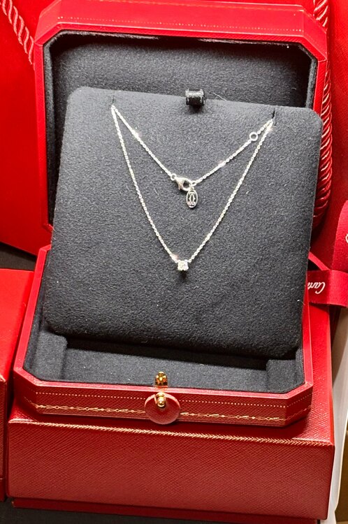 カルティエ　ダイヤネックレス（宝石）の商品画像 - 査定依頼日：2025年3月19日 - 最高査定価格：84,000円