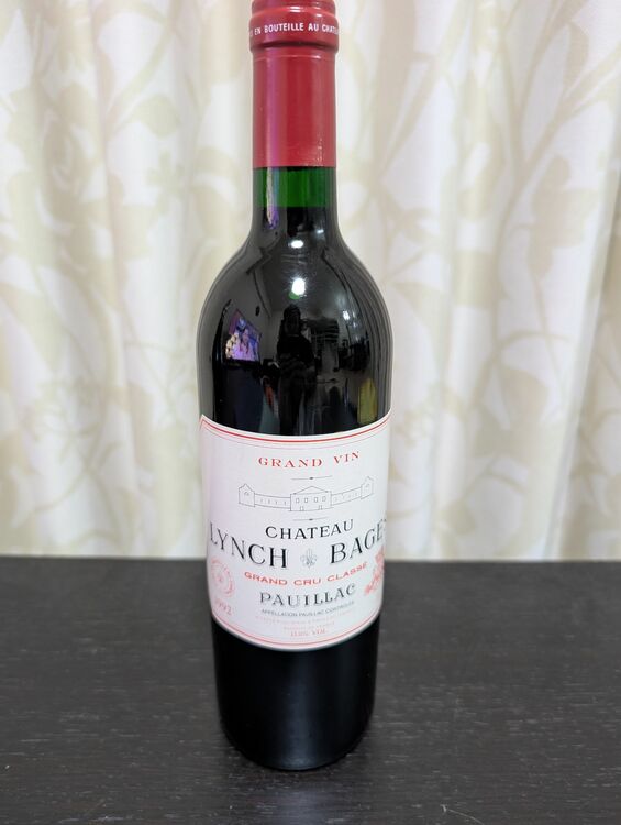 シャトーランシュ・バージュ1992（お酒）の商品画像 - 査定依頼日：2025年9月2日 - 最高査定価格：6,500円