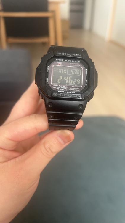 GW-M5610BC（高級時計）の商品画像 - 査定依頼日：2026年4月24日 - 最高査定価格：3,800円