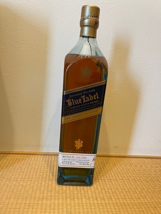ブルーラベル（お酒）の商品画像 - 査定依頼日：2025年2月24日 - 最高査定価格：24,000円