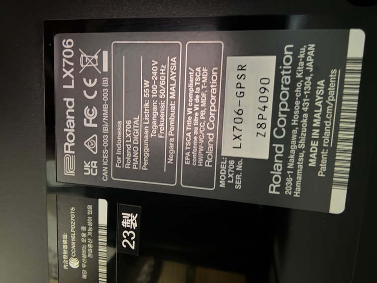 LX706GP（ピアノ・楽器・PA機材）の商品画像 - 査定依頼日：2026年3月25日 - 最高査定価格：5,000円