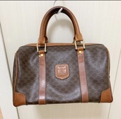 【CELINE】 マカダム柄　ロゴレザー PVC×レザー ハンドバッ（ブランドバッグ）の商品画像 - 査定依頼日：2026年5月6日 - 最高査定価格：40,000円
