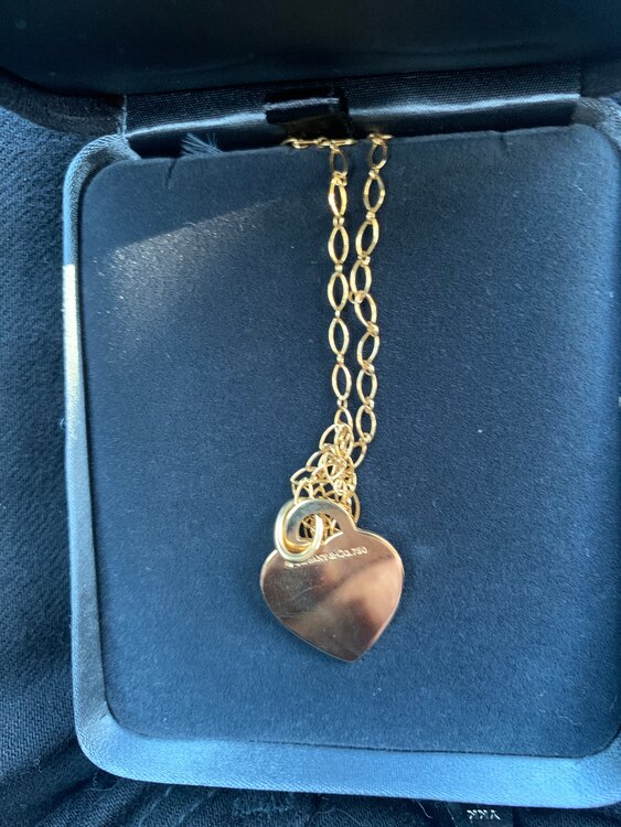 ティファニーネックレス（金・貴金属）の商品画像 - 査定依頼日：2025年1月11日 - 最高査定価格：200,000円