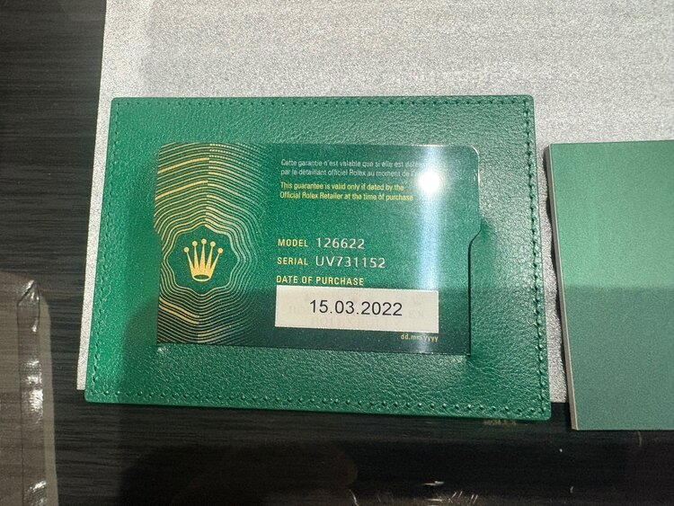 126622（高級時計）の商品画像 - 査定依頼日：2025年1月24日 - 最高査定価格：2,220,000円