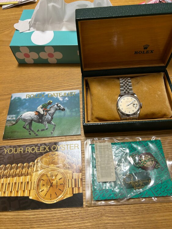 ロレックス デイトジャスト 16234g（高級時計）の商品画像 - 査定依頼日：2025年3月18日 - 最高査定価格：920,000円