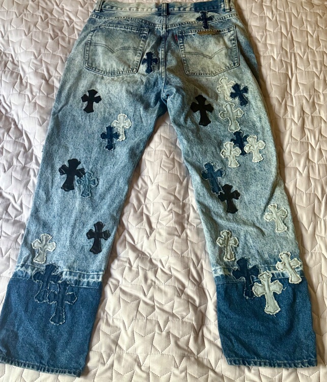 クロムハーツ パンツ クロスパッチ（古着・ファッション）の商品画像 - 査定依頼日：2025年7月27日 - 最高査定価格：6,000円