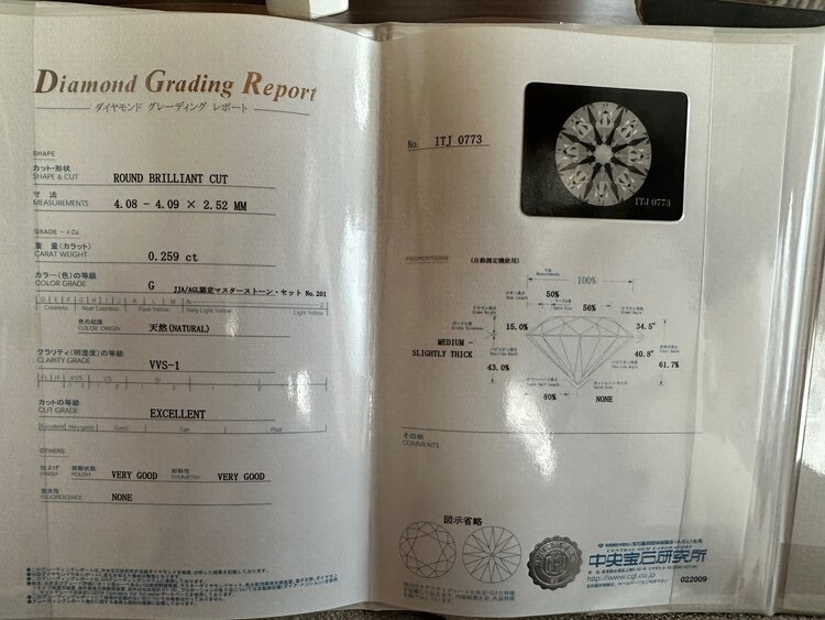 リング（宝石）の商品画像 - 査定依頼日：2023年11月18日 - 最高査定価格：40,000円