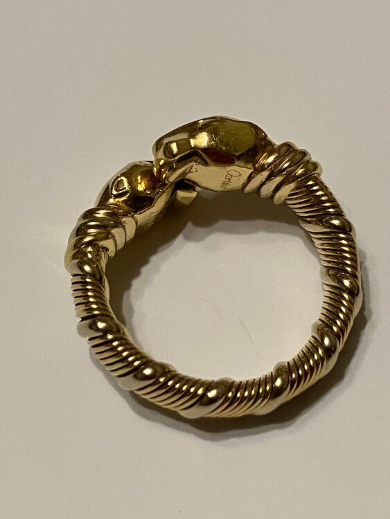 カルティエ リング パンテール クーガー K18YG、K18WG、K18PG（金・貴金属）の商品画像 - 査定依頼日：2024年11月17日 - 最高査定価格：400,000円