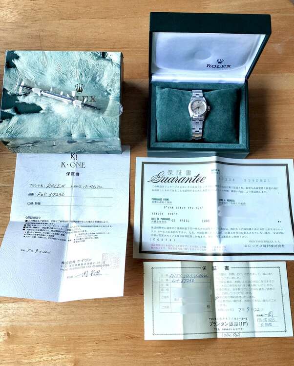 ロレックス パーペチュアル 67230（高級時計）の商品画像 - 査定依頼日：2025年5月31日 - 最高査定価格：360,000円