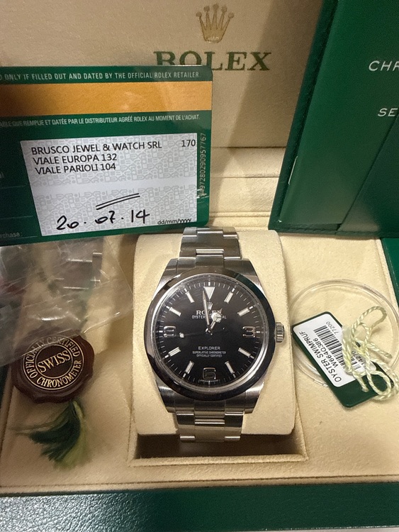 ロレックス エクスプローラー 21427（高級時計）の商品画像 - 査定依頼日：2025年11月27日 - 最高査定価格：1,100,000円