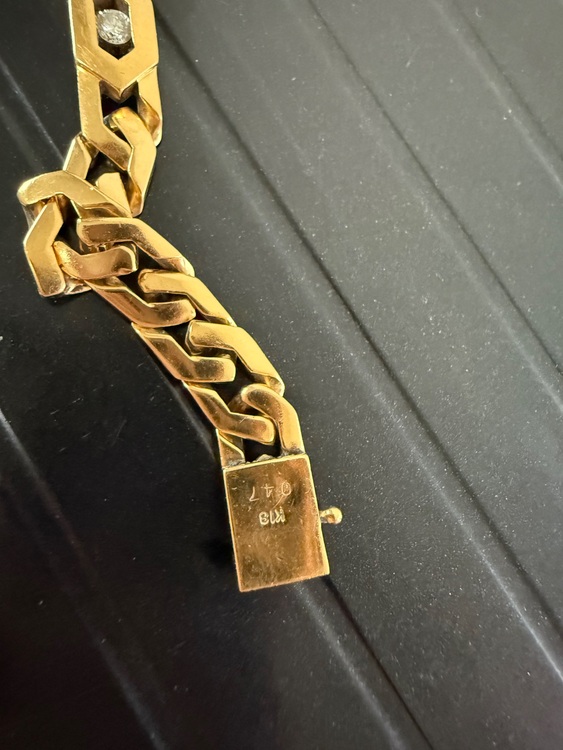 K18ブレスレッド（金・貴金属）の商品画像 - 査定依頼日：2025年9月7日 - 最高査定価格：405,000円