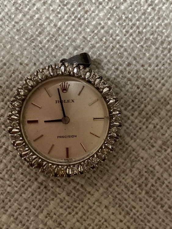 ロレックス　precision ダイヤ付きペンダント（高級時計）の商品画像 - 査定依頼日：2026年3月2日 - 最高査定価格：250,000円