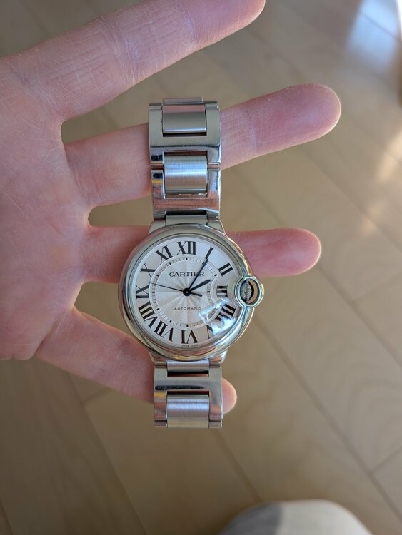 カルティエ バロンブルー 176033RX3284（高級時計）の商品画像 - 査定依頼日：2026年1月14日 - 最高査定価格：770,000円