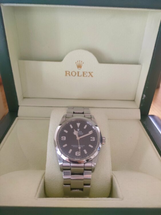 ロレックス エクスプローラー d355440（高級時計）の商品画像 - 査定依頼日：2026年1月10日 - 最高査定価格：960,000円