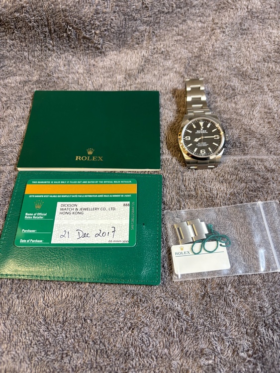 ロレックス エクスプローラー 21427（高級時計）の商品画像 - 査定依頼日：2025年12月14日 - 最高査定価格：1,480,000円