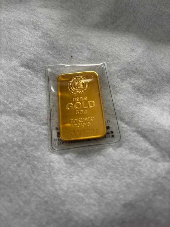 インゴット50g（金・貴金属）の商品画像 - 査定依頼日：2026年9月25日 - 最高査定価格：1,150,000円