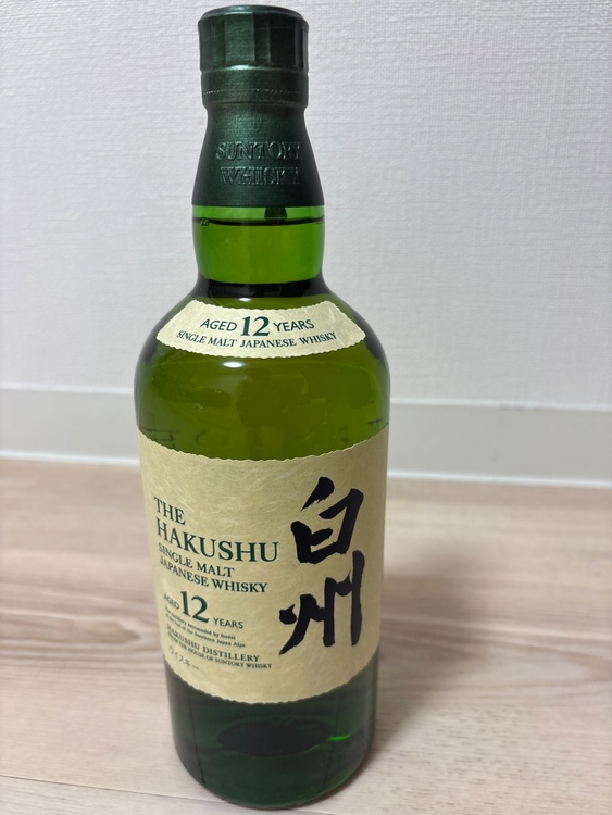 白州12年（お酒）の商品画像 - 査定依頼日：2026年8月3日 - 最高査定価格：77,600円