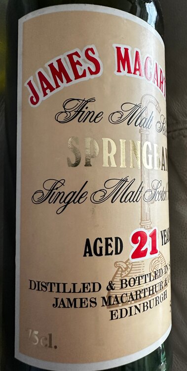 ウイスキー スプリングバンク （お酒）の商品画像 - 査定依頼日：2025年2月10日 - 最高査定価格：376,000円