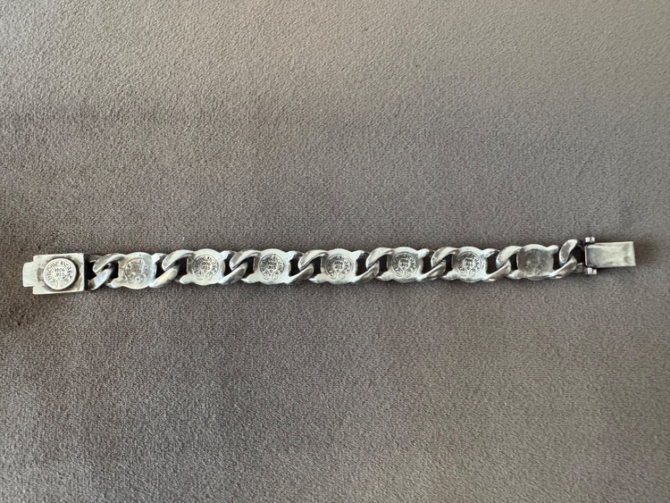 クロムハーツ　フローラルリンクオールドブレスレット　7リンク（古着・ファッション）の商品画像 - 査定依頼日：2026年1月20日 - 最高査定価格：250,000円