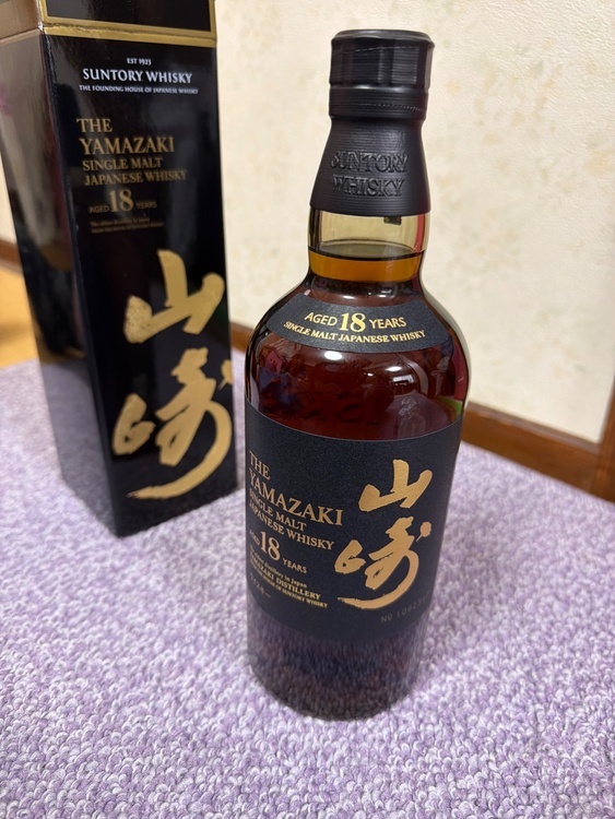ウイスキー サントリー山崎 （お酒）の商品画像 - 査定依頼日：2026年5月6日 - 最高査定価格：92,000円