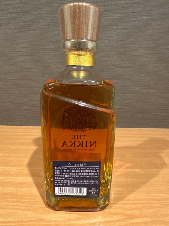 ザ・ニッカ12（お酒）の商品画像 - 査定依頼日：2025年11月20日 - 最高査定価格：11,000円