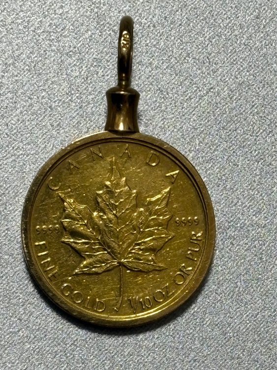 CANADA FINE GOLD 1/10 OZ OR PUR（金・貴金属）の商品画像 - 査定依頼日：2026年5月5日 - 最高査定価格：100,000円