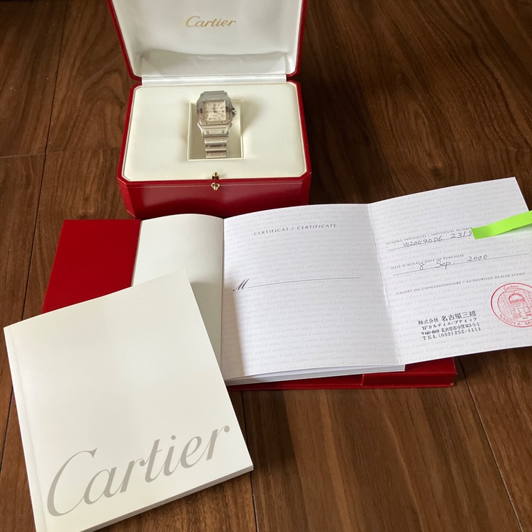 カルティエ サントス W20040D6（高級時計）の商品画像 - 査定依頼日：2025年8月23日 - 最高査定価格：560,000円