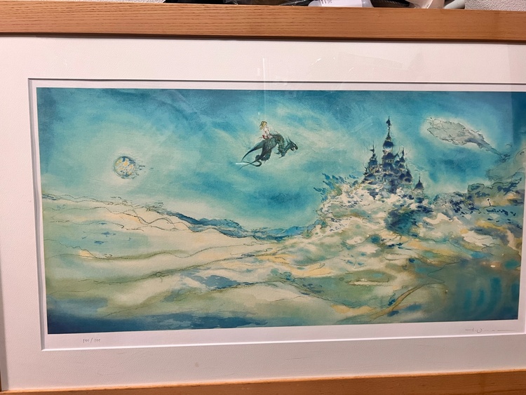 天野喜孝　キャッスルインザスカイ（美術品・骨董品）の商品画像 - 査定依頼日：2026年2月6日 - 最高査定価格：10,000円